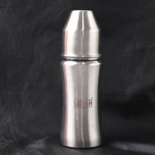 Ganesh Stainless Steel Baby Feeding Bottle, Milk Bottle for New Born / Infants / Toddler Up to 3 Years, BFA Free (250 ML Approx)